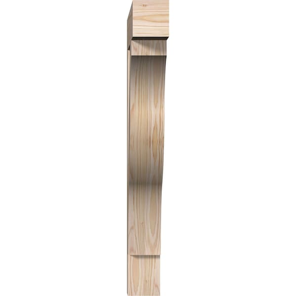 Funston Block Smooth Bracket, Douglas Fir, 3 1/2W X 22D X 30H